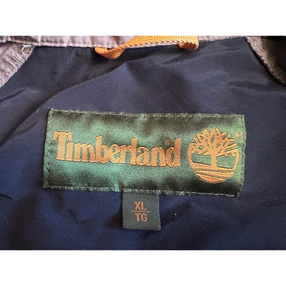 Timberland Mens XL Tan Hood Parka Jacket Lightweight Waterproof Casual Outerwear - Picture 5 of 11